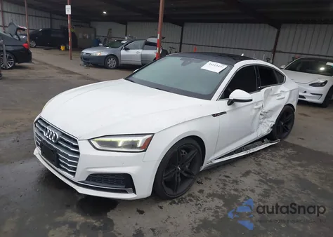2018 Audi A5 2.0T Premium z USA, uszkodzony, nr VIN WAUENCF5XJA105200